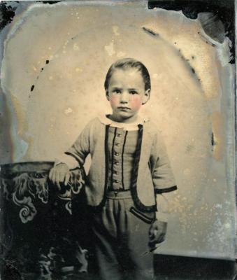 Portrait of of Unknown Young Boy