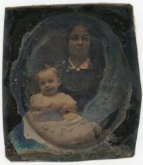 Portrait of Caroline Orton Platt and Child