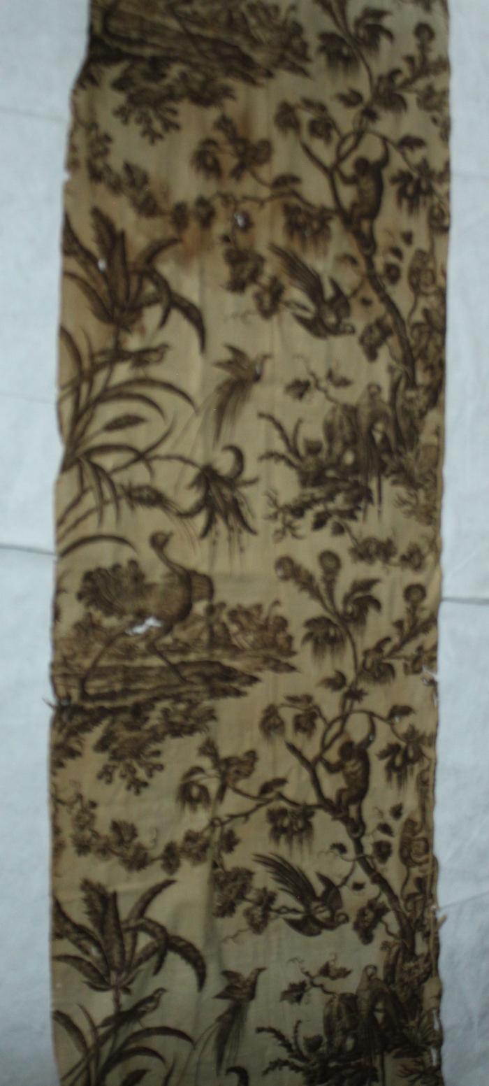 Textile, Part of Bed Hanging