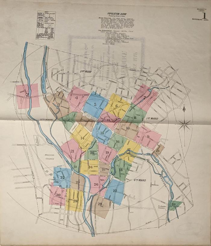 Sanborn Map of Waterbury, Conn