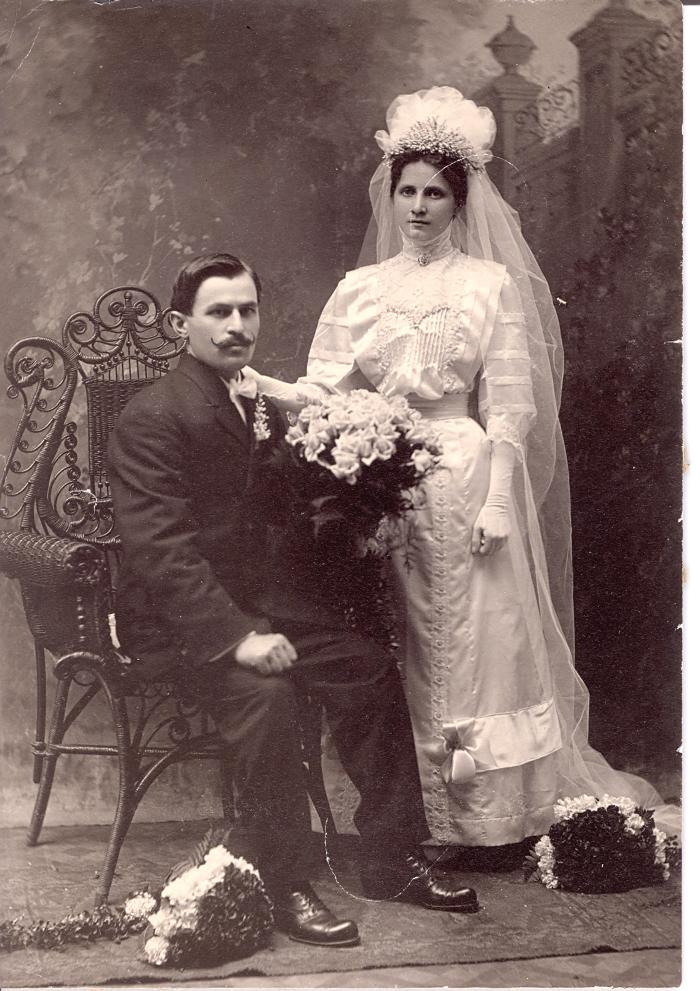 Julius and Mary Anti Halasz Wedding Portrait