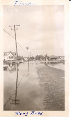 1938 Hurricane Reef Road flooded
