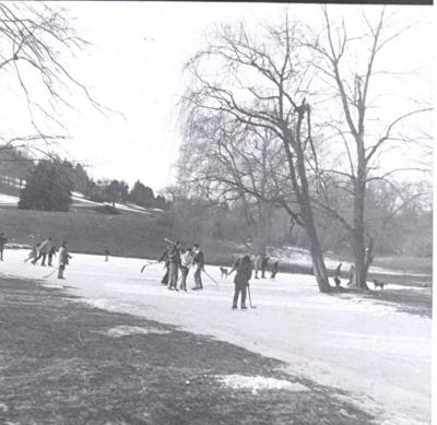 1956 Skating Pond at Fairfield University