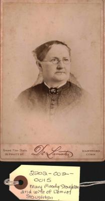 Photo: Mary Moody Stoughton, 2nd wife of Lemuel Stoughton