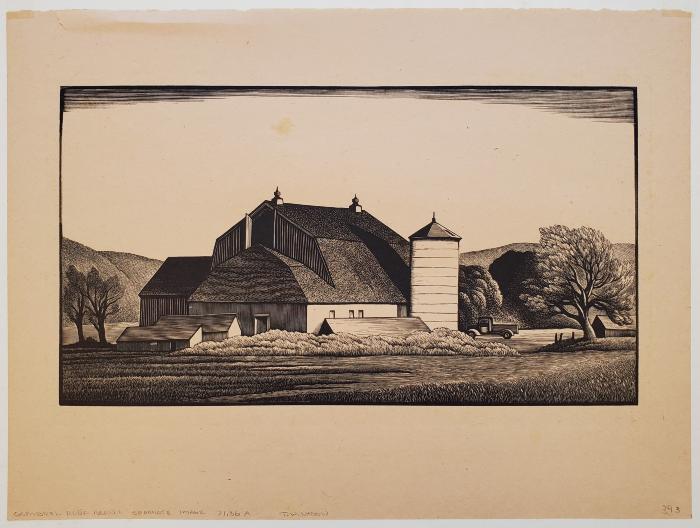 Gambrel Roof Barn (Separate Image)