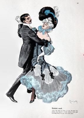 Book - Der Tanz "The Dance" illustrations by Ferdinand von Řezníček 