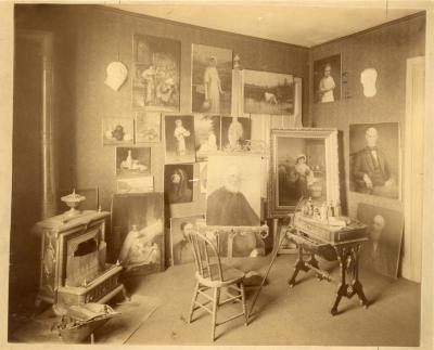 View of Horace Johnson's Art Studio