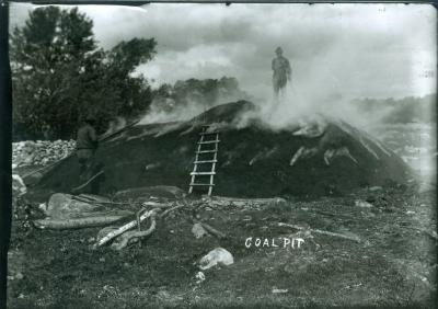 Photographs of Charcoal-Making