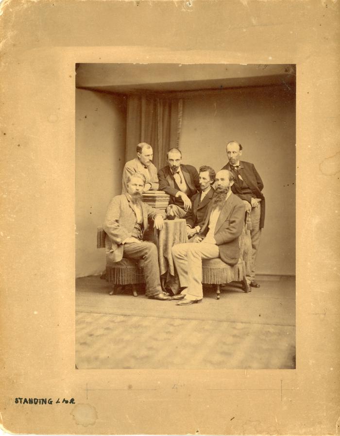 Group portrait of Horace Johnson and Friends