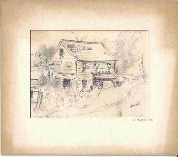 Original Drawing of Cider Mill (Lewis)