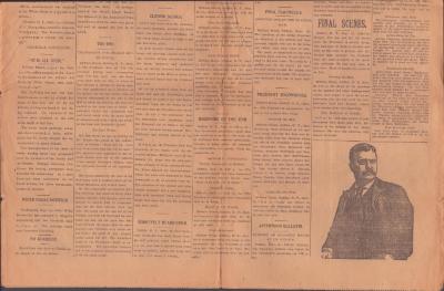 Newspaper - New Britain Herald, September 14, 1901, McKinley Death