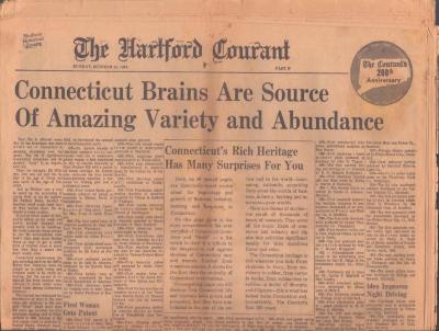 Newspaper - The Hartford Courant, October 18, 1964