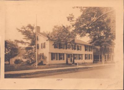 Photographs - Exterior View of Allis-Bushnell House in 1924 from the Allis-Bushnell House Exterior and Interior Views Photo Album