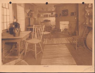Photographs - Interior View of Allis-Bushnell House Kitchen in 1924 from the Allis-Bushnell House Exterior and Interior Views Photo Album