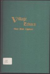 Book - Village Echoes by Grace Miner Lippincott 