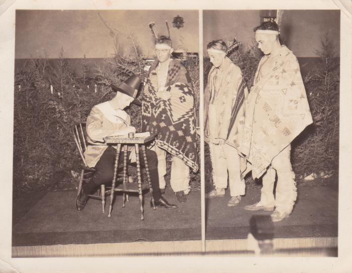 unidentified costumed group (4 February 1978)