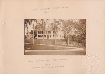 Reverend Lemuel Tyler House, 1800