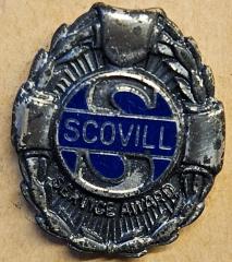 Scovill Manufacturing Service Award Pin