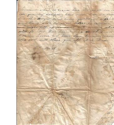 Letter to Charles L. Meech from Annie Meech by Care of Cousin Noyes