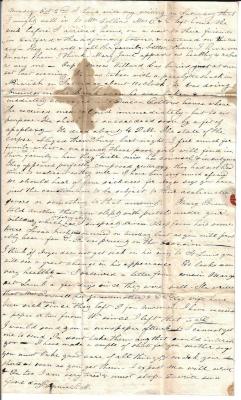 Letter from Annie S.M. to Captain Charles L. Meech and Cousin Noyes