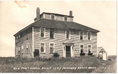Postcard of Old Fort House Pemaquid Beach, Maine