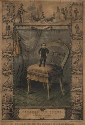 Print: "General Tom Thumb" by N. Currier