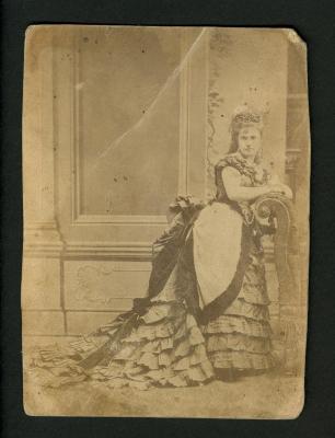 Photograph: Portrait of Miss Polly Dailey, ca. 1871-1874