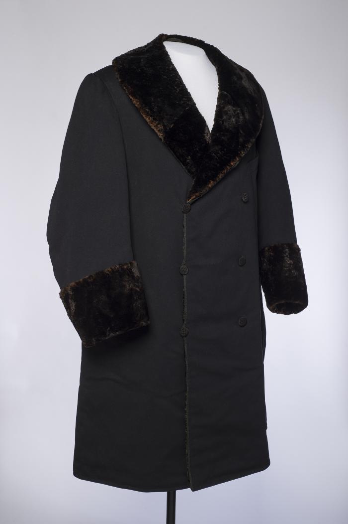 Textile: Winter coat belonging to P. T. Barnum