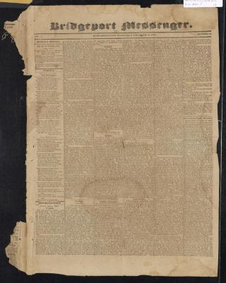Newspaper: Bridgeport Messenger, Vol. I, No. 52, November 21, 1832