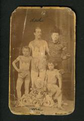 Photograph: Portrait of the Fritz Smith Family of Circus Performers, circa 1885