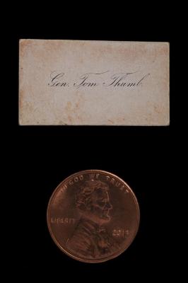 Calling Card: Calling card for "Gen. Tom Thumb"