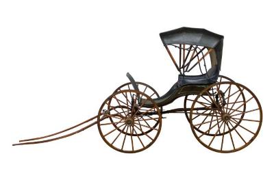 Transportation T & E: Pony phaeton carriage owned by Charles S. Stratton and M. Lavinia Warren