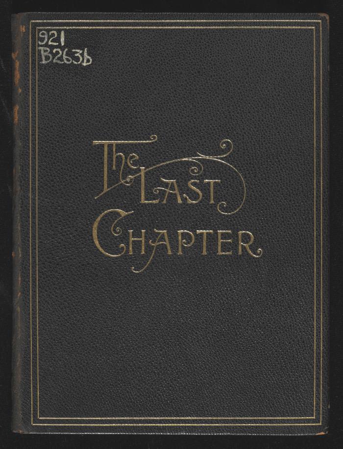 Book: "The Last Chapter" by Nancy Fish-Barnum
