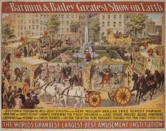 Poster: "Barnum & Bailey Parade Section 4, Performing Wild Beast Division"