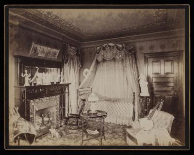 Photograph: "Mrs. Barnum's bedroom at Marina" 