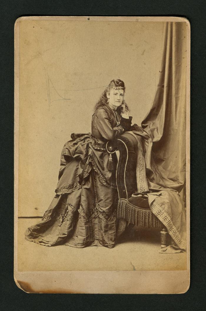 Photograph: Portrait of Mrs. James Carton, ca. 1870 -1874