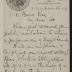 Letter: ASPCA Correspondence to Samuel Hurd from Henry Bergh, June 10, 1874