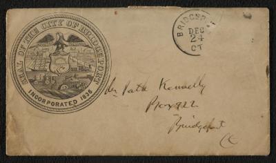 Letter: To P. Kennelly from P.T. Barnum, December 24, 1875