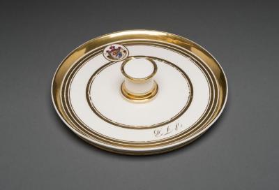 Food service: Custard cup platter, belonging to P. T. Barnum