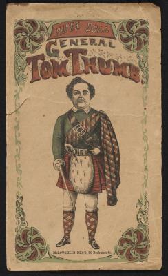 Toys and games: General Tom Thumb paper doll set (partial)