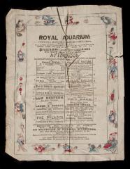 Program: Royal Aquarium Entertainments for July 14, 1888