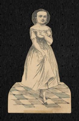 Toy: M. Lavinina Warren paper doll, figure in undergarments