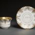 Food service: Tea cup and saucer, belonging to P. T. Barnum (photo)