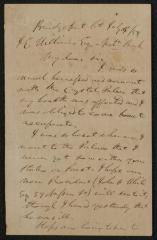 Letter: To I.E. Williams from P.T. Barnum, July 14, 1854 (includes typescript copy)