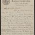 Letter: ASPCA Correspondence to Samuel Hurd from Henry Bergh, May 23, 1876