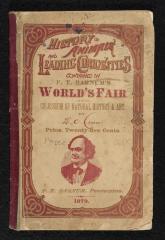 Booklet: "History of Animals and Leading Curiosities . . ." with Barnum on cover
