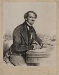 Print: "P. T. Barnum, Proprietor of the American Museum" by Charles Baugniet
