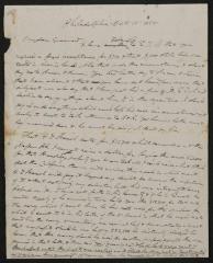 Letter: My dear Greenwood from P.T. Barnum, October 10, 1855
