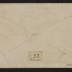 Letter: Stationary envelope featuring Barnum's Great Museum, Menagerie, and Circus, sent to Saul [?]