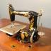 Textile equipment: Sewing machine owned by M. Lavinia Warren
